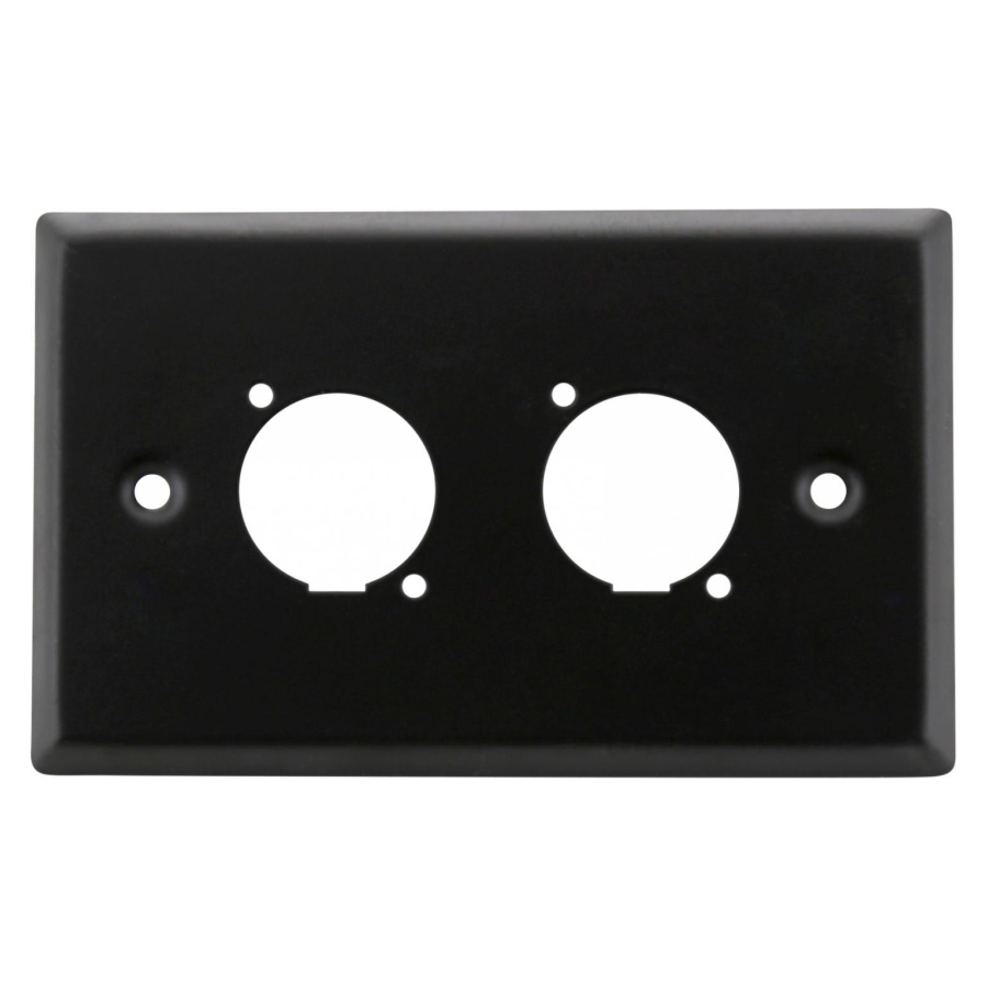 SWAMP TWR2-B Wall Plate - Dual Panel Mount Connector