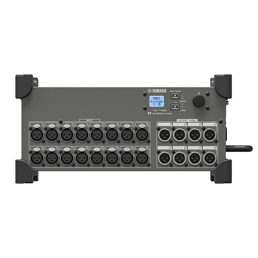 Yamaha RUio1608SB-D compact I/O stagebox - 16 in - 8 out