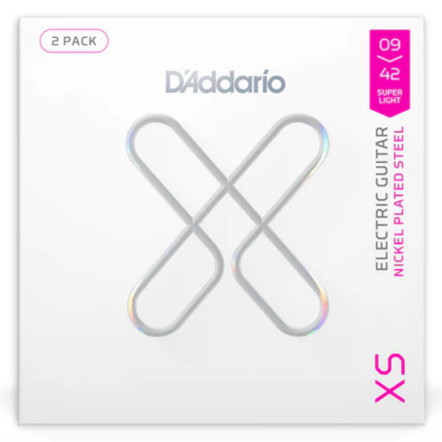 Daddario XS 09-42 Regular Light Coated Electric Guitar Strings 2-Pack