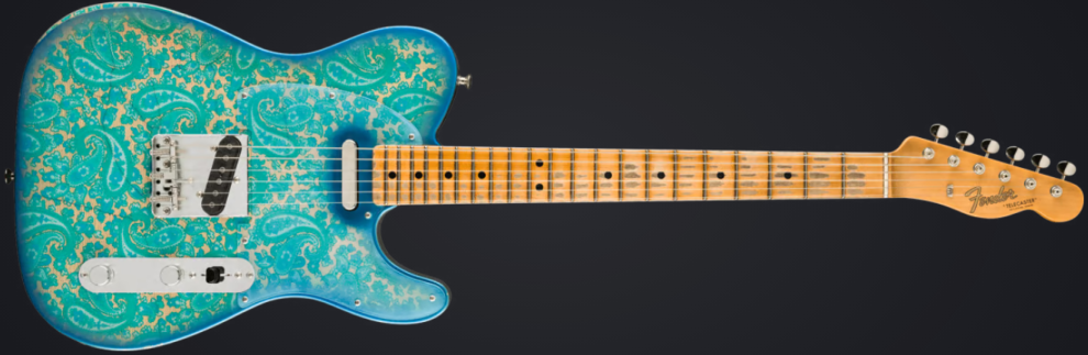 Fender Custom Shop Lost Paisley Signature 67 Tele Front