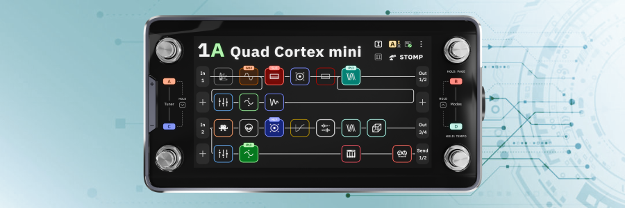 Quad Cortex Mini By Neural DSP Screen View