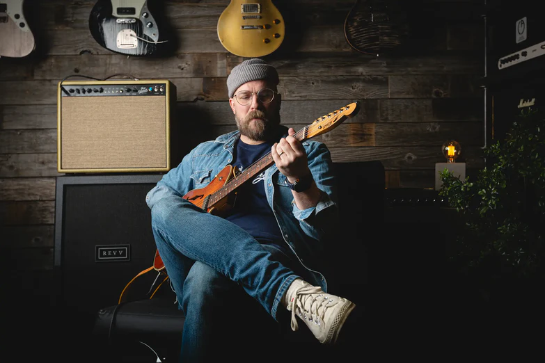 REVV D25 Joey Landreth Signature Gold Mooloolaba Music