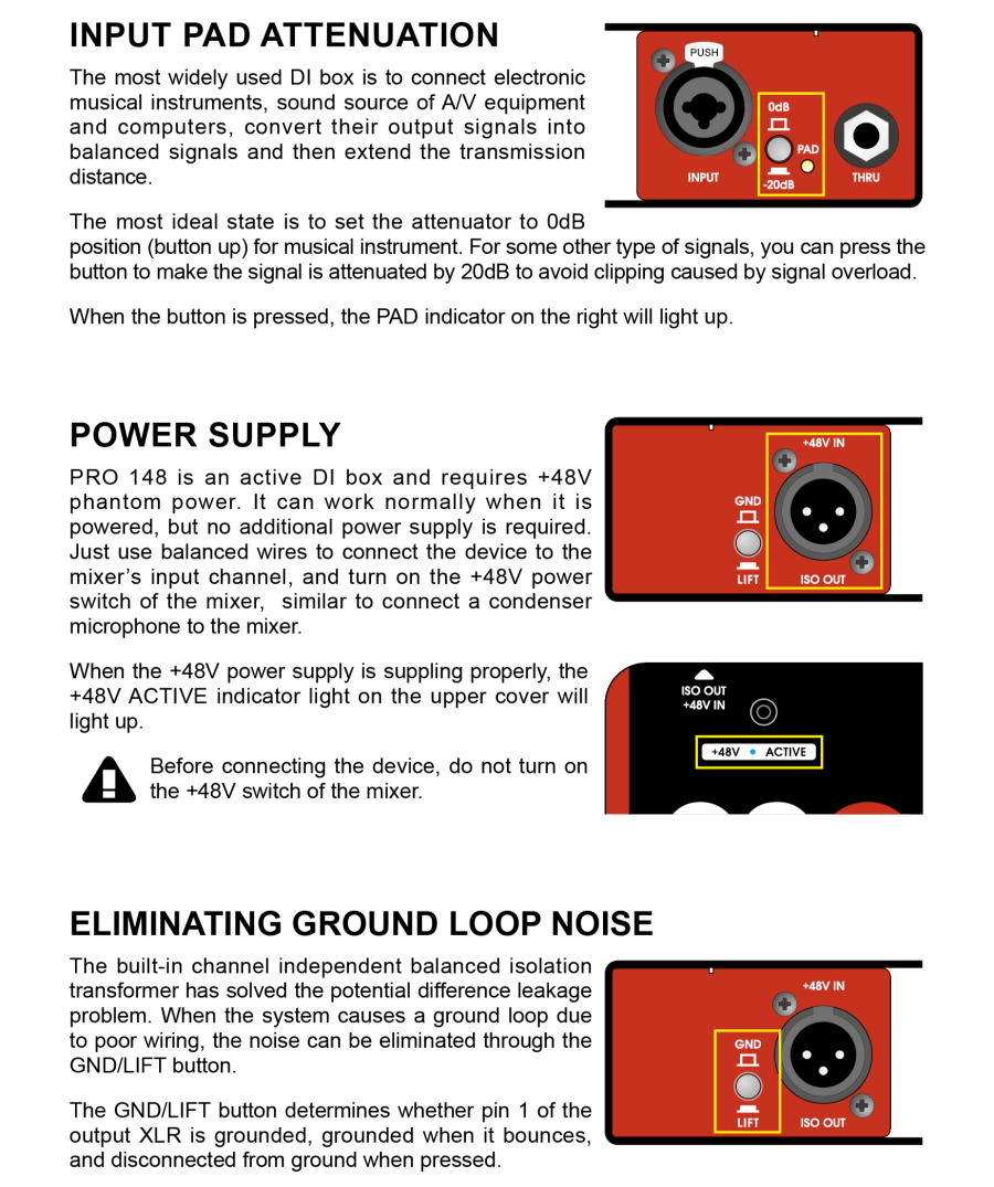 Unika 148 Avtive DI Box - Mooloolaba Music