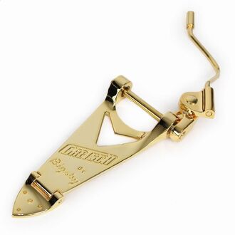 Tailpiece, Bigsby¨ B6GW, Gold with wire handle