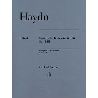 Haydn - Piano Sonatas Vol 3 Urtext