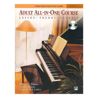 Alfred's Basic Adult Piano All In One Course Bk 1 Bk/CD