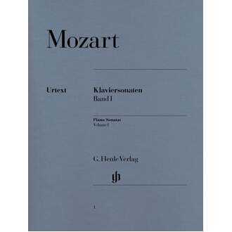 Mozart - Piano Sonatas Vol 1 Urtext