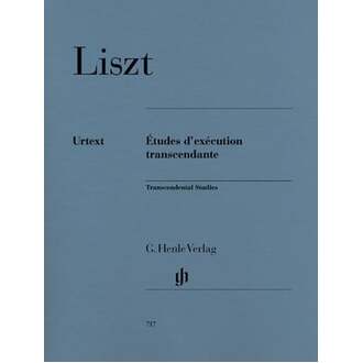 Liszt - Transcendental Etudes Urtext