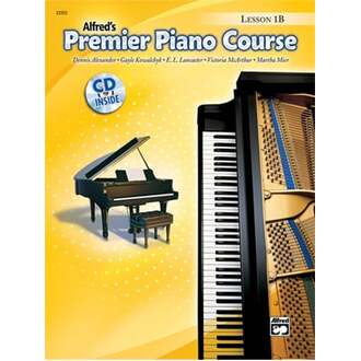 Alfred's Premier Piano Course Lesson Level 1B Bk/CD