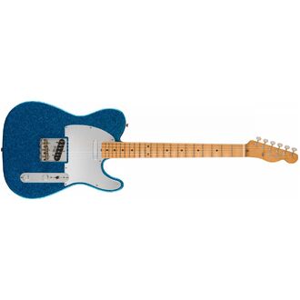 Fender J Mascis Telecaster, Maple Fboard, Bottle Rocket Blue Flake Guitar