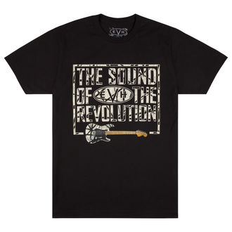 EVH Revolution Distressed T-Shirt, Black - Small