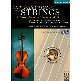 New Directions For Strings Violin Bk 1 Bk/CDs