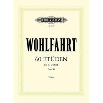 Wohlfahrt - 60 Studies Op 45 For Violin