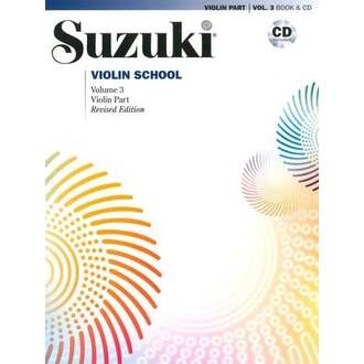 Suzuki Violin School Vol 3 Bk/CD New Edition