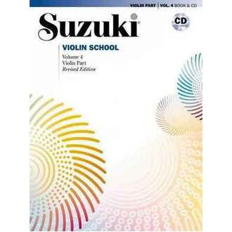 Suzuki Violin School Vol 4 Bk/CD New Edition