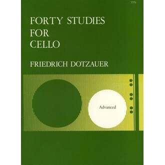 Dotzauer - 40 Studies For Cello