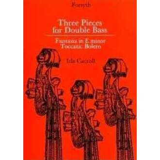 Carroll - 3 Pieces For Double Bass