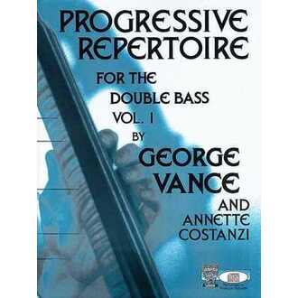 Progressive Repertoire For Double Bass Vol 1 Bk/CD