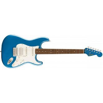 Squier Limited Edition Classic Vibe '60s Lake Placid Blue HSS Stratocaster, Laurel Fingerboard, Parchment Pickguard, Matching Headstock