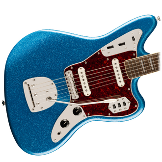FSR Ltd Edition Classic Vibe '70s Jaguar, Laurel Fingerboard - Blue Sparkle