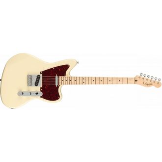 Squier Paranormal Offset Olympic White Telecaster, Maple Fingerboard, Tortoiseshell Pickguard