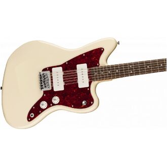 Squier Paranormal Jazzmaster® Xii, Laurel Fingerboard, Tortoiseshell Pickguard, Olympic White