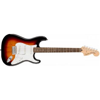 Squier Affinity Series™ Stratocaster®, Laurel Fingerboard, White Pickguard, 3-color Sunburst