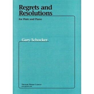 Schocker - Regrets And Resolutions Flute/Piano