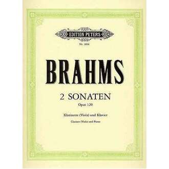 Brahms - 2 Sonatas 2 Op 120 Clarinet (Viola)/Piano