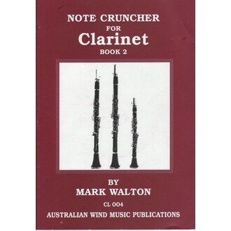 Note Cruncher Clarinet Book 2 Bk/CD