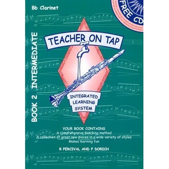 Teacher On Tap Clarinet Book 2 Intermediate Bk/CD