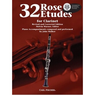 Rose - 32 Etudes For Clarinet Bk/Online Audio