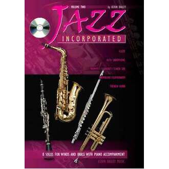 Jazz Incorporated Vol 2 with CD Alto Sax/Piano