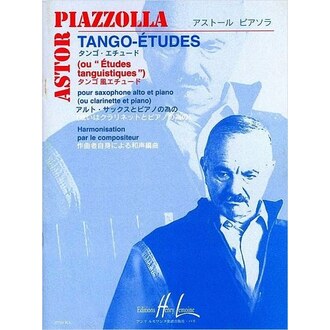 Piazzolla - Tango Etudes Alto Sax Or Clarinet/piano