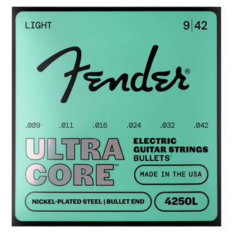 Fender Ultracore Bullets 4250L Guitar Strings - Nickel-Plated Steel - Bullet End - .009-.042
