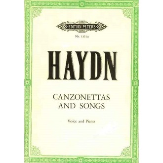 Haydn - 35 Canzonettas And Songs High Voice/Piano