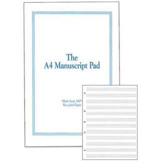 The A4 Manuscript Pad 12-Stave