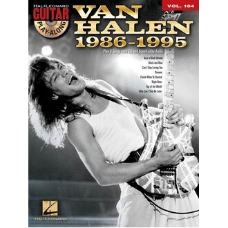 Van Halen 1986-1995 Guitar Play Along Vol 164 Bk/CD