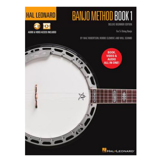 Hal Leonard Banjo Method Book 1 – Deluxe Beginner Edition