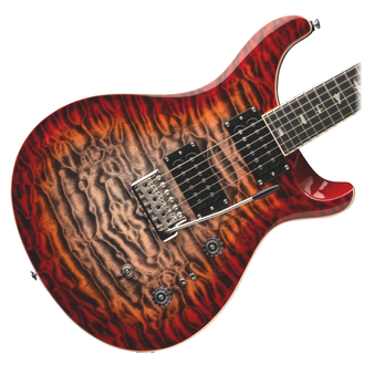 PRS SE Custom 24-08 Quilt Top- Charcoal Cherry Burst