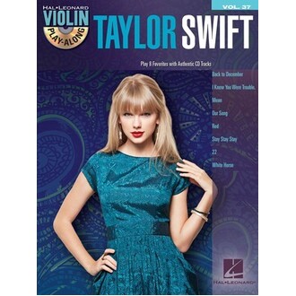 Taylor Swift Violin Play-Along Vol 37 Bk/CD