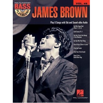 James Brown Bass Play-Along Vol 48 Bk/CD