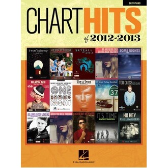 Chart Hits Of 2012-2013 Easy Piano