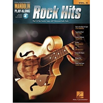 Rock Hits Mandolin Play-Along Vol 6 Bk/Online Audio