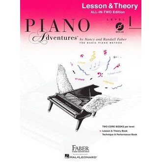 Piano Adventures Lesson and Theory All-In-Two Level 1 Bk/CD