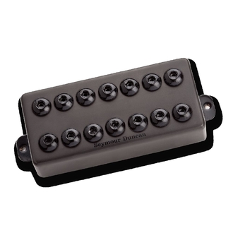 Seymour Duncan Invader Passive Mount Humbucker 7 String Bridge Black Cover