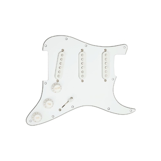 Seymour Duncan YJM Fury Pickguard Assembley Set White