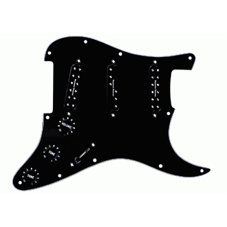 Seymour Duncan Pickgrd Assy Everything Axe Black 