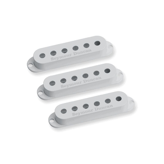 Seymour Duncan Strat Cover Set White With Logo