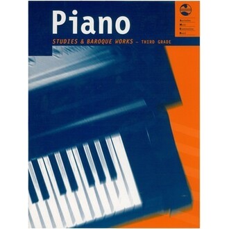 Piano Studies and Baroque Works Grade 3 AMEB